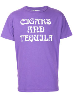 футболка Art Dad Cigars and Tequila Off-White