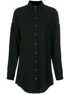 короткое платье-рубашка  Saint Laurent