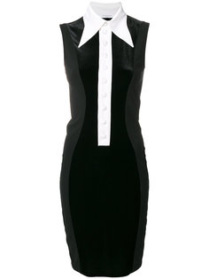 мини платье с контрастным воротником Givenchy