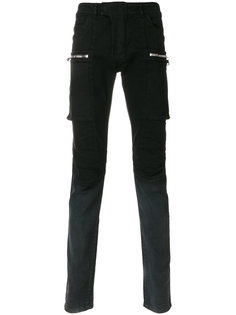 джинсы карго с накладными карманами Balmain