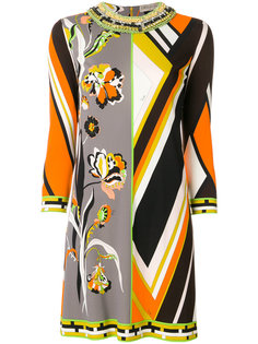 платье шифт с контрастными панелями Emilio Pucci
