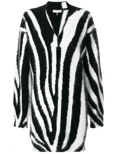 свитер с принтом полосок зебры  Emilio Pucci