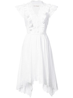 embroidered draped hem dress Ulla Johnson