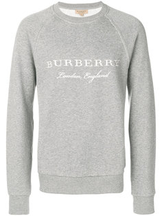 толстовка с вышитым логотипом Burberry