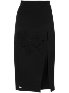 кружевная юбка с глубоким разрезом Philipp Plein