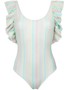 rainbow ruffled swimsuit Isolda