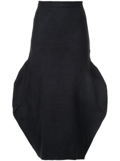 объемная юбка с флисовым эффектом Comme Des Garçons