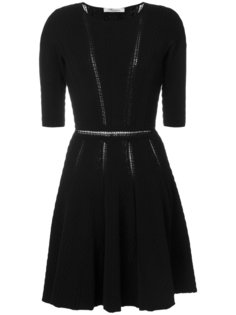 расклешенное платье с вышивкой Blumarine