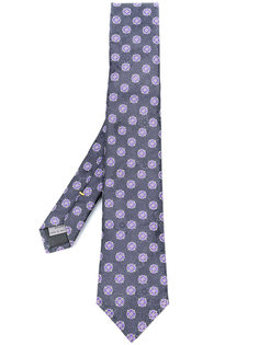 жаккардовый галстук с цветочным узором Canali