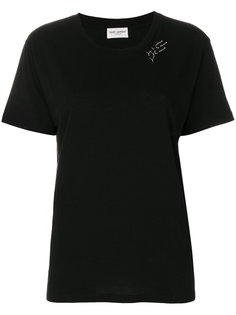 футболка с принтом  Saint Laurent