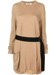 платье с поясом Jil Sander