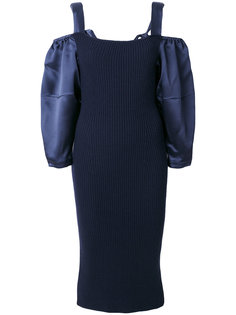 платье с открытыми плечами  Alberta Ferretti