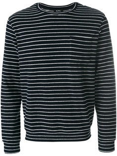 топ в полоску A.P.C.