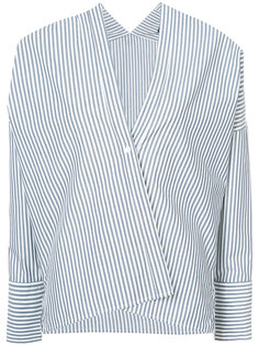 single button striped blouse Nili Lotan