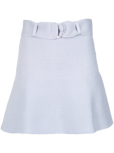 crepe short skirt Egrey