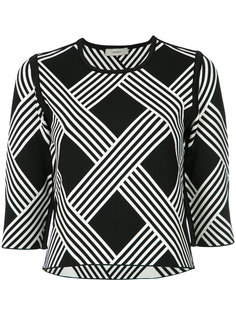 jacquard Duquesa blouse Egrey