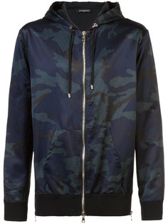 camouflage zipped bomber jacket Balmain