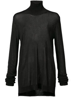 прозрачный топ с отвортной горловиной Simone Rocha