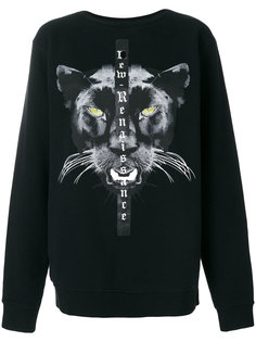толстовка с изображением пантеры Marcelo Burlon County Of Milan