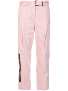 Leather Belted Straight Pant Proenza Schouler