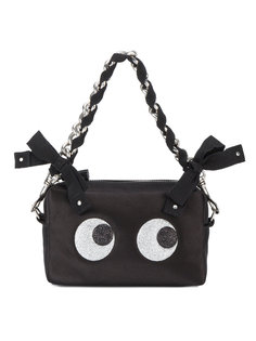 сумка-клатч Eyes с мелкими блестками Anya Hindmarch