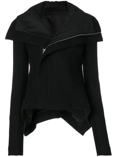 байкерская куртка с асимметричным подолом Rick Owens
