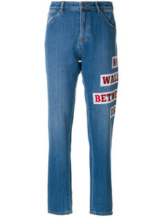 джинсы мешковатого кроя с вышивкой Each X Other
