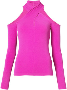crisscross neck blouse Milly