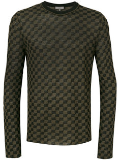 свитер с круглым вырезом и мелким узором Lanvin