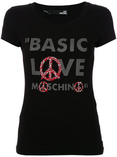 футболка с принтом  Love Moschino