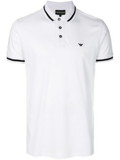 футболка-поло с логотипом Emporio Armani