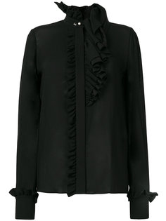 блузка с оборкой  Lanvin