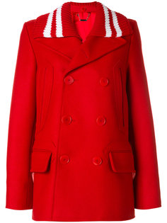 короткое пальто со съемным воротником  Givenchy