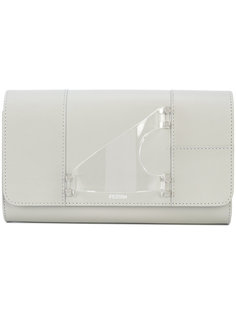 transparent handle clutch bag Perrin Paris