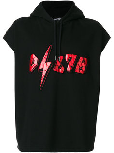 толстовка с капюшоном без рукавов Diesel
