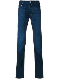 джинсы кроя слим с потертой отделкой Jacob Cohen