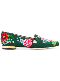 лоферы Floral Charlotte Olympia