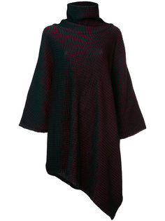вязаное платье с воротником с заворотом Issey Miyake