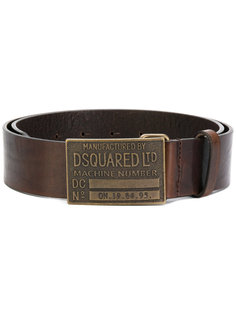 ремень с логотипом на бляшке Dsquared2