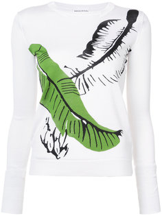 palm leaf intarsia sweater Sonia Rykiel