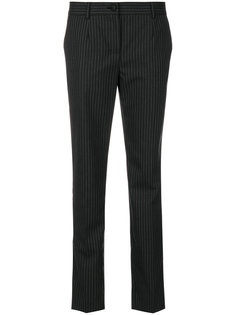 брюки скинни в тонкую полоску Dolce & Gabbana