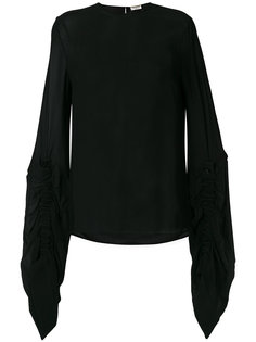 блузка с удлиненными рукавами  Saint Laurent