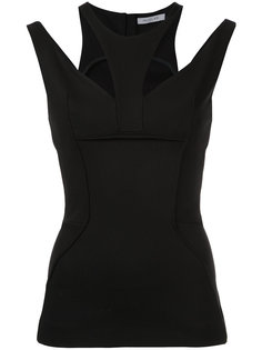 топ без рукавов с вырезами  Mugler