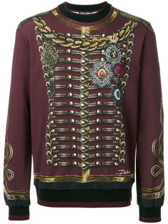 толстовка с военной тематикой Dolce &amp; Gabbana