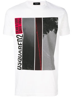 футболка с логотипом Dsquared2