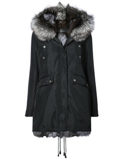Bellville fox fur trim coat Nicole Benisti