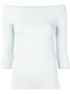 блузка с открытыми плечами Helmut Lang