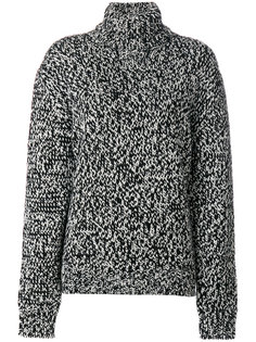 объемный свитер с высокой горловиной Saint Laurent