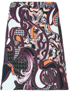 юбка мини Baroccoflage Versace