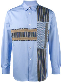 рубашка с контрастными заплатками Comme Des Garçons Shirt